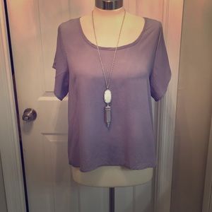 Lush brand lavender blouse